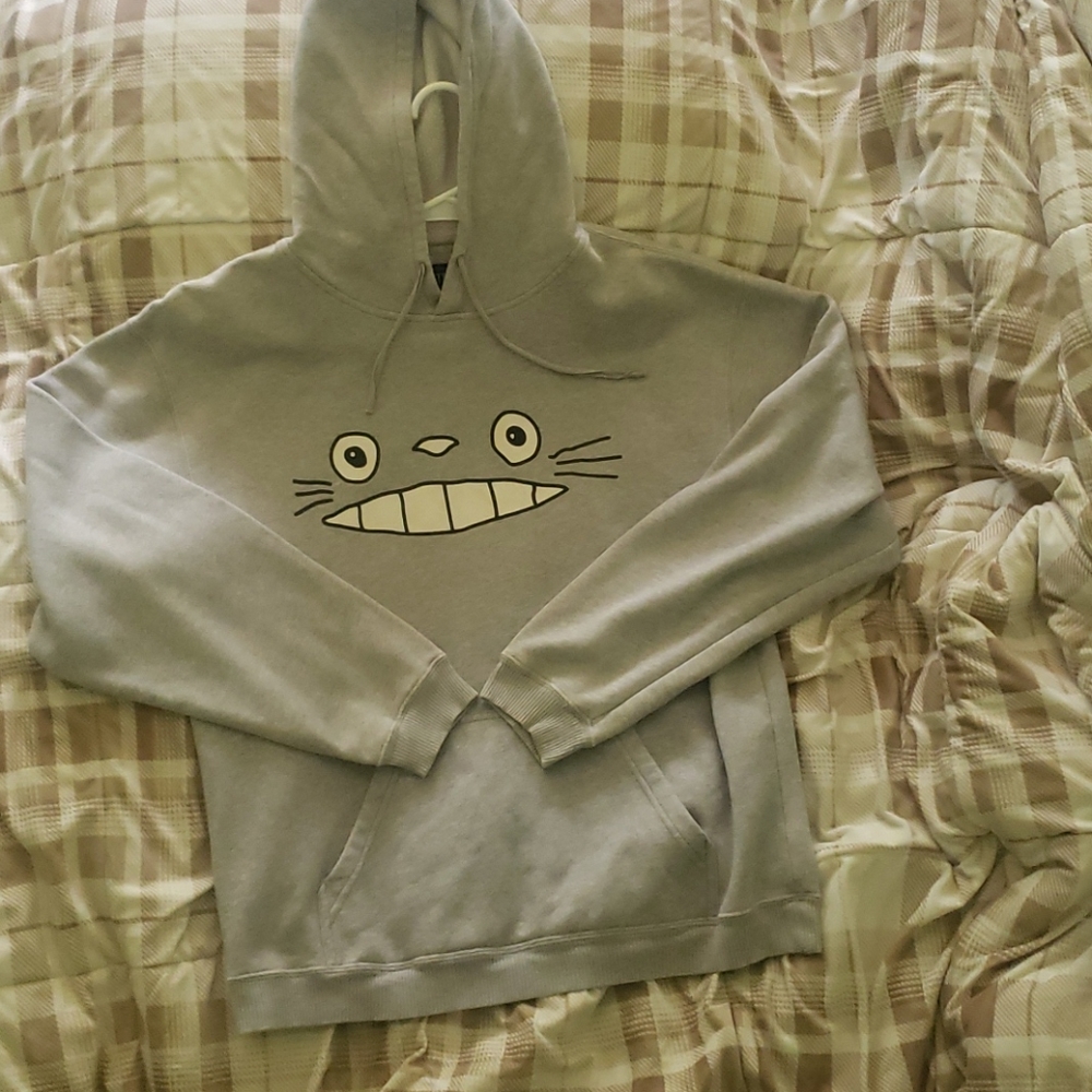 Gray Totoro Hoodie